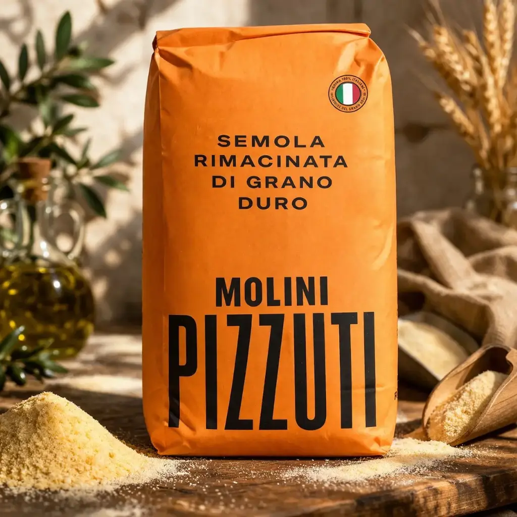 SEMOLA RIMACINATA 25KG - Molini Pizzuti