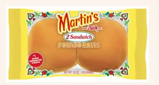MARTIN'S 4" POTATO BUN 5x12