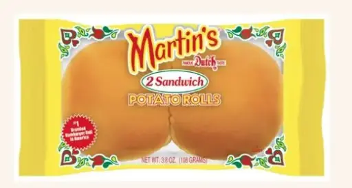 MARTIN'S 4" POTATO BUN 5x12